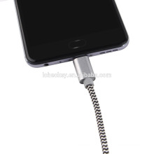 2017 OEM ODM Nylon Typ C USB Kabel für Samsung S7 Android USB Kabel